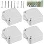 Lot de 4 interrupteurs de contact de porte - 2 A - 250 V - Pour porte de meuble