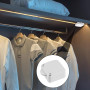 Lot de 4 interrupteurs de contact de porte - 2 A - 250 V - Pour porte de meuble, armoire de cuisine, armoire - Blanc