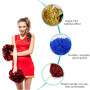 GBKDQQ Lot de 12 pompons de pom-pom girl - Pour événements sportifs, jeux de ballon, danses, fêtes de carnaval (6 couleurs)