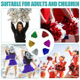 GBKDQQ Lot de 12 pompons de pom-pom girl - Pour événements sportifs, jeux de ballon, danses, fêtes de carnaval (6 couleurs)