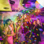 GBKDQQ Lot de 2 lampes de fête LED E27 3 W RVB Boule disco rotative à 360° Lampe disco LED pour douille E27 Ampoule décorative p