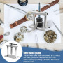 GBKDQQ Kit d'outils d'horlogerie 83 pièces - Kit d'outils de changement de batterie - Ouvre-montre - Outil de pressage - Outil d
