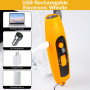 BAIFULAI Sifflet d'arbitre rechargeable - Sifflet d'urgence portable - 3 sons et 2 modes d'éclairage LED - Sifflet électronique 