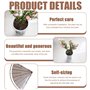 Lot de 4 grilles de pot de fleurs : protection des plantes chat grand 52 cm et 28 cm découpable protection des plantes pot de fl