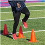 Lot de 12 cônes de marquage de 18 cm pour enfants, football, sports d'équitation et entraînement du chien