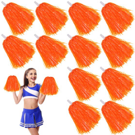 Lot de 12 pompons de pom-pom girl