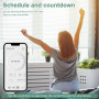 Tuya Lot de 3 modules d'interrupteur intelligent pour volet roulant WiFi 2,4 GHz Alexa Smart Commande de volet roulant, contrôle