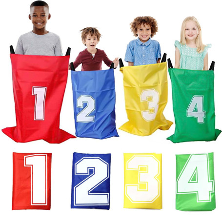 Lot de 4 sacs de saut pour enfants
