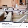 Lot de 2 rails à rainure en T M6 300 mm - Barre à onglet coulissante - Rail de montage - En alliage d'aluminium - Pour perceuse 