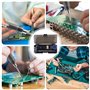 Kit de fer à souder rechargeable par USB avec écran LCD, 5 températures réglables 260 ℃ à 420 ℃, 3 pannes à souder, fil à souder