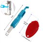 Enfile-aiguille automatique, 13 pièces en plastique, enfile-aiguille en plastique, enfile-aiguille automatique pour machine à co