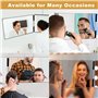 Miroir 3 Faces avec Une Loupe 10X