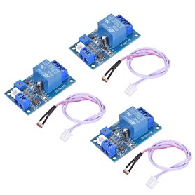 XTVTX 3 pièces XH-M131 Module de relais de photorésistance DC 12V interrupteur de commande de lumière Module de relais de photor