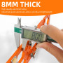 OKSTENCK Guide carré de scie circulaire en alliage d'aluminium de 340 mm, guide de scie circulaire à angle droit de 90°, accesso