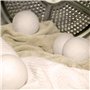 LAPONO Balle de Séchage Laine 6 Pièces Boule Seche Linge Doudoune Réduisent Froissage Laver Boules Anti Statique Naturel Mouton 