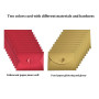 JOYISEN 50 Pièces Enveloppes en Papier Kraft Mini Enveloppes Coeur Rrouges et Dorées pour Noël Saint Valentin Enveloppes de Cart
