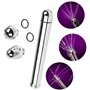 Douche Enema Douche pièces jointes en aluminium 3 Pomme de douche d'eau Buse anal rincer vaginal kit de nettoyage Cleaner + velo