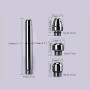 Douche Enema Douche pièces jointes en aluminium 3 Pomme de douche d'eau Buse anal rincer vaginal kit de nettoyage Cleaner + velo