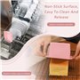 REFORUNG Lot de 3 Moules à Gâteau Carrés en Silicone Antiadhésif - Pour Layer Cake, Mousse, Gâteau Au Fromage - Moule Patisserie