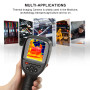 256X192 IR Caméra thermique portable HT-18+ à haute résolution de HTI avec 25 HZ, caméra visible 300 000 pixels, écran couleur 3