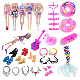 Lot de 42 Accessoires de poupée poupée