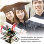 1 carte de vœux 3D pour l'obtention du diplôme et 3 coffrets cadeaux pour l'obtention du diplôme, carte de vœux 3Dde l'examen, c