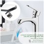 3 pièces d'accessoires filtre de robinet à économie d'eau, aérateur de robinet M24, comprenant 6 rondelles et 1 clé d'aérateur c