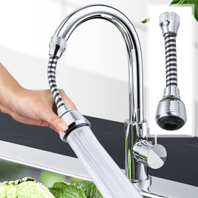 Yizunnu Pulvérisateur de Robinet de Cuisine Flexible à 360 Degrés