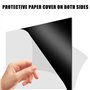QEEYON Plaque Acrylique Noir 2mm, 5 Pcs Feuilles Acryliques 21 X 14.8cm, Feuilles en Acrylique avec Film Protecteur pour Cadre P