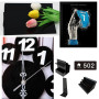 QEEYON Plaque Acrylique Noir 2mm, 5 Pcs Feuilles Acryliques 21 X 14.8cm, Feuilles en Acrylique avec Film Protecteur pour Cadre P