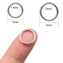 Argent Rings Anneau de l’Extensions de Cheveux Tressées Ethnique Tresse Dreadlocks Anneaux d