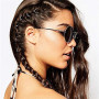 MINGZE 200 Pièces Bague de Cheveux, Argent Rings Anneau de l’Extensions de Cheveux Tressées Ethnique Tresse Dreadlocks Anneaux d