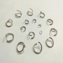 MINGZE 200 Pièces Bague de Cheveux, Argent Rings Anneau de l’Extensions de Cheveux Tressées Ethnique Tresse Dreadlocks Anneaux d