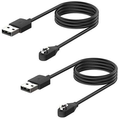 2 Pack 1M Cable de Charge Magnétique pour AfterShokz Aeropex AS800 & Shokz OpenRun Pro & OpenRun & OpenRun Mini & OpenComm Casqu