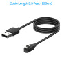 2 Pack 1M Cable de Charge Magnétique pour AfterShokz Aeropex AS800 & Shokz OpenRun Pro & OpenRun & OpenRun Mini & OpenComm Casqu