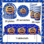 gobelets en carton et nappes