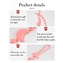 Lot de 4 attache-tétines en silicone pour bébé, porte-gobelet, ceinture de sécurité, sans BPA, convient pour poussette, vêtement