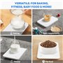 MidingChai Balance de Cuisine Électronique Intelligente,Compatible App de Calcul de Calories, 10KG Pese Alimentaire Nutritionnel