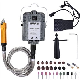 Outil rotatif électrique à ondes flexibles 1000 W 30 000 tr/min avec commande à pédale