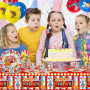 Fournitures pour Fêtes d'anniversaire d'enfants75 pièces Décoration de fête de Cirque Assiettes Tas