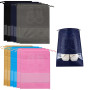 Noir Imperméable Anti-poussière Sacs de Rangement Housses Chaussures avec Fenêtre Tra