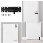 Riisoyu 4 Pièces Verrou Targette Porte, Boulons de Verrouillage de Porte avec Vis Verrou de Porte à Boulon Coulissant Loquet Cou