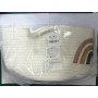 mizikuu Panier Rangement Tissé, Organisateur en Corde Coton DéCoratifs Bébé Salle de Bain pour Table à langer bébé, salle de bai