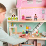 9 Mini Articulées Marionnettes Personnage Maison de Poupee Dolls de Jeu de Simulation Familia