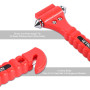 2 en 1 Brise-Vitre avec Outil de Coupe Ceinture