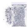 MHDUYEG 50g Paillettes Paillettes ArgentéEs Paillettes Visage Paillettes Cheveux Poudre de Paillettes Artisanat de Paillettes Po