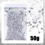 MHDUYEG 50g Paillettes Paillettes ArgentéEs Paillettes Visage Paillettes Cheveux Poudre de Paillettes Artisanat de Paillettes Po
