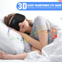 Casque de Sommeil Masque pour Les Yeux Bluetooth