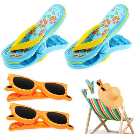 mizikuu Pinces à Serviette de Plage