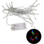 Mini Sapin de Noël 20Inch/50cm avec Lumières LED et Ornements à Suspendre - Artificiel DIY pour Table, Décoration de Maison et F
